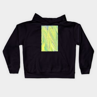 Yellow Feather Kids Hoodie